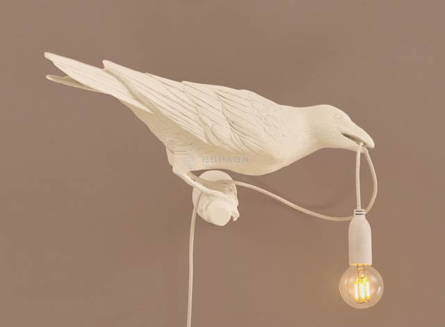 Creative Raven Sculpture LED Bird Lamps